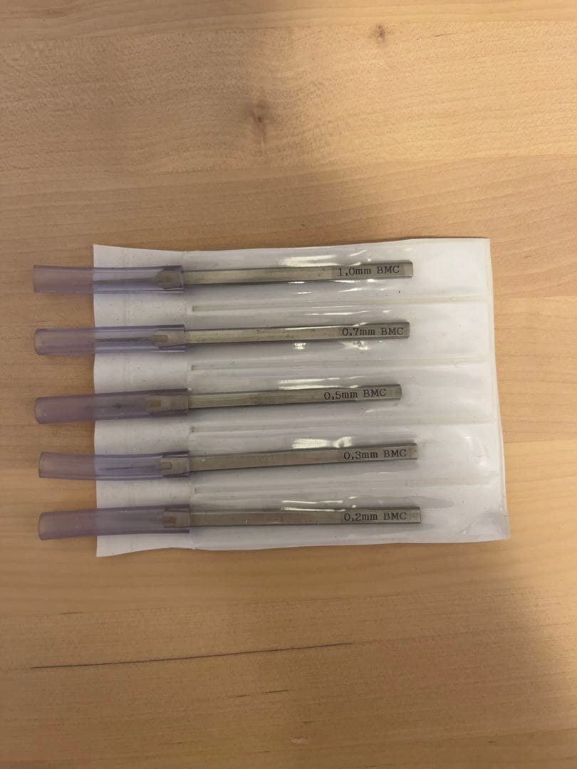 中古　BMCタガネ　5本セット タガネ プラモデル 筋彫り bmcタガネ( スジボリ) : スピード発送