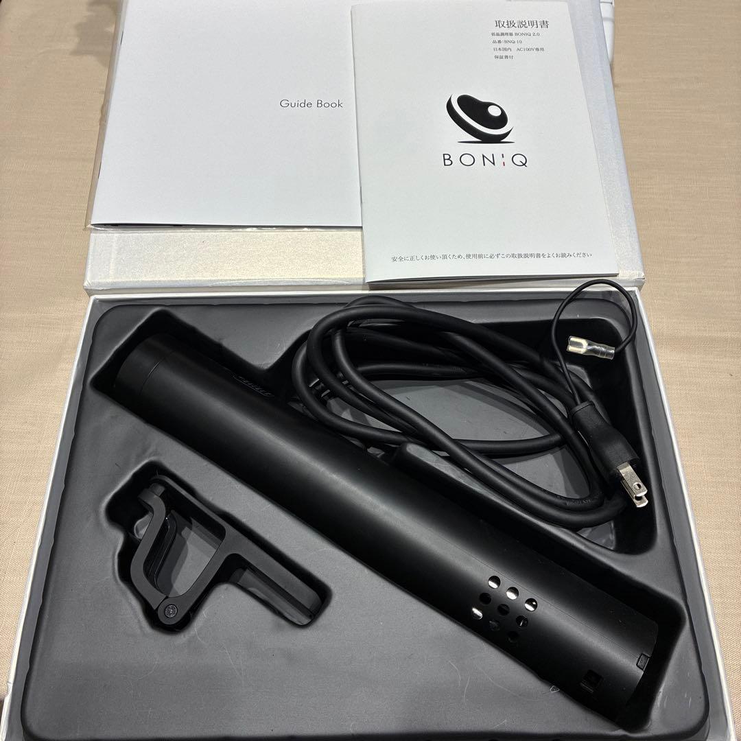 ☆本日のみ値下げ☆ 低温調理器　BONIQ 2.0 BNQ-10B ボニーク BONIQ（ボニーク） 公式 低温調理器 BONIQ 2.0(ボニーク)ミスティ