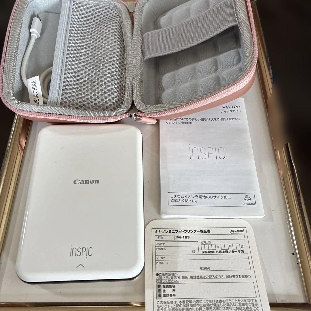CANON inspic インスピック　ホワイト iNSPiC（インスピック）を購入レビュー！手のひらサイズのプリンタで