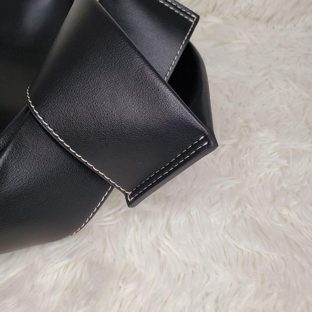 極美品】VASIC sac mini トートバッグ ブラック レザー - メルカリ