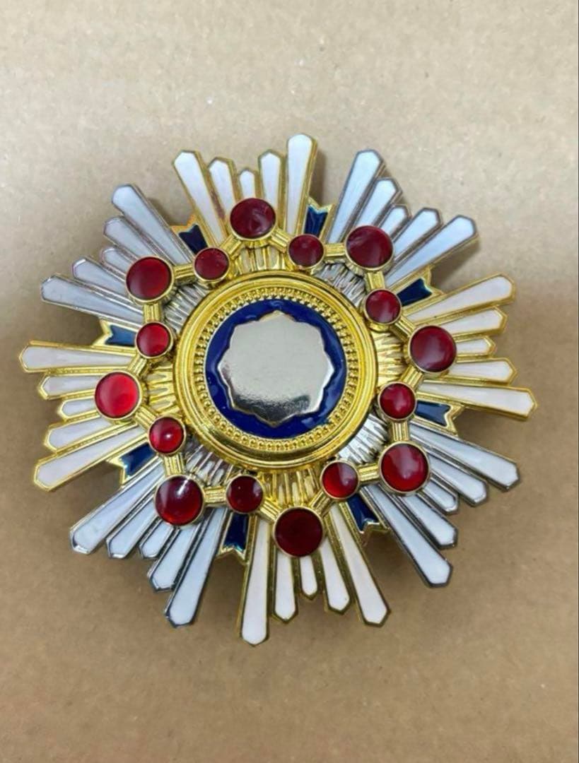 しらゆき　勲章2種 勲記勲章位記額 GT24 栄誉の証を全て飾れる、当店オリジナルの一体額です