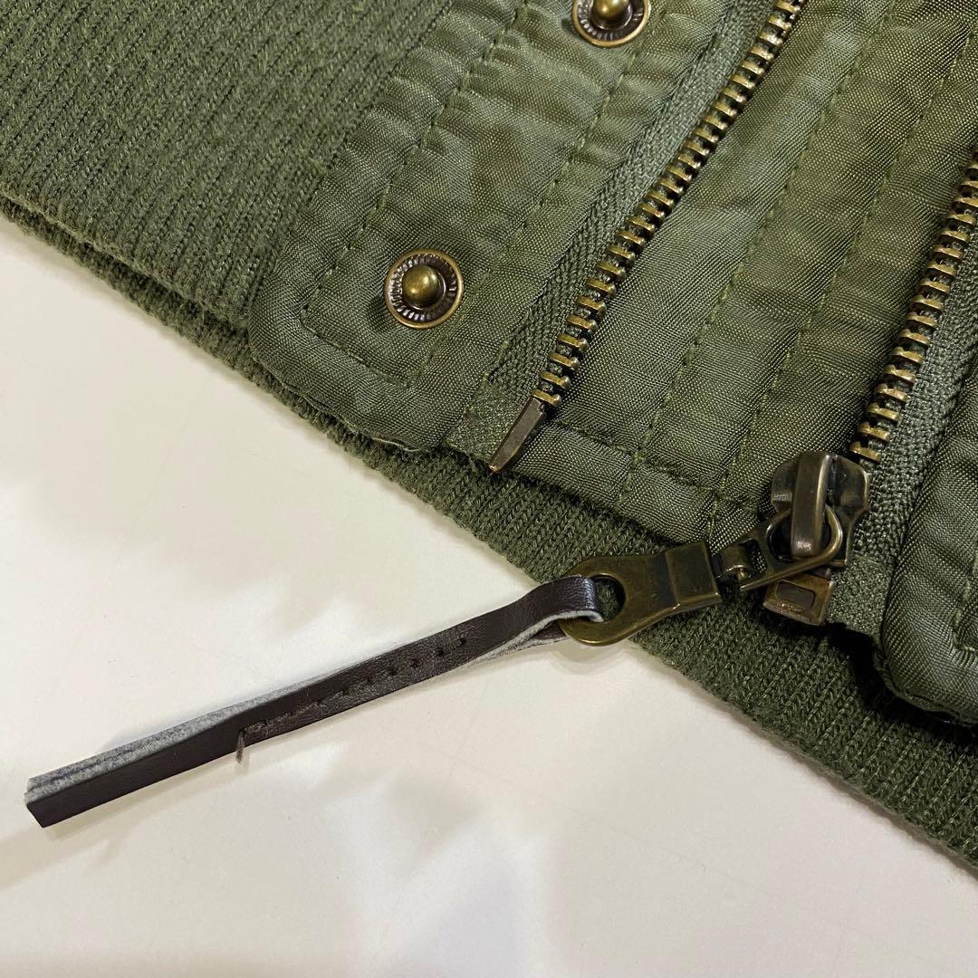 Y2K N2B フライトジャケット Archive N-2B カーキ M 短丈