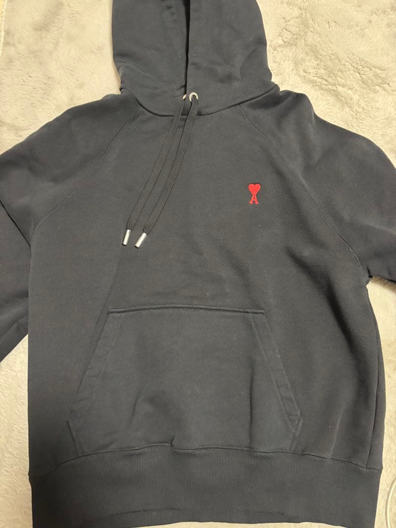 Ami paris パーカー グレー コットン Ami De Coeur パーカー ヘザーアッシュグレー | AMI PARIS