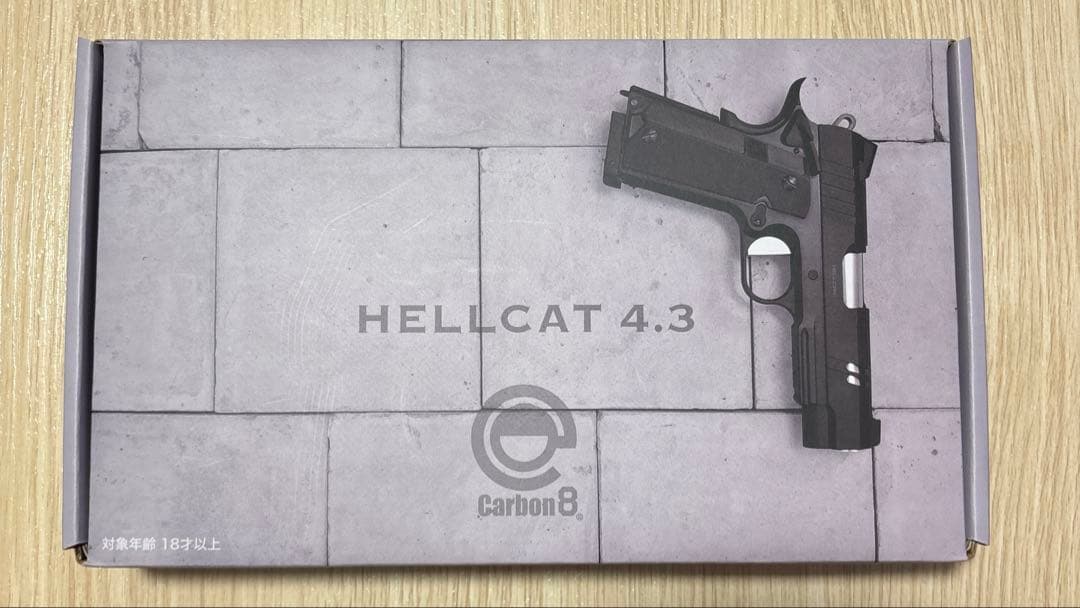 Carbon8 HELLCAT 4.3 co2ガスガン Carbon8 製 】 Co2 GBB ハンドガン本体 HELLCAT 4.3 - ヘルキャット