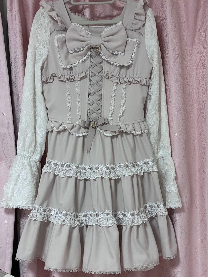 Liz Lisa プリンセススリーブワンピース セットアップ チェックリボンケープワンピース ｜ LIZ LISA（リズリサ）公式通販