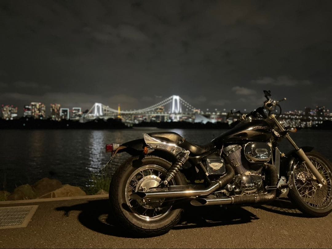 シャドウスラッシャー400 マフラー　（専用商品です） シャドウ 400 NC34 スラッシュカットマフラー スラッシュカット