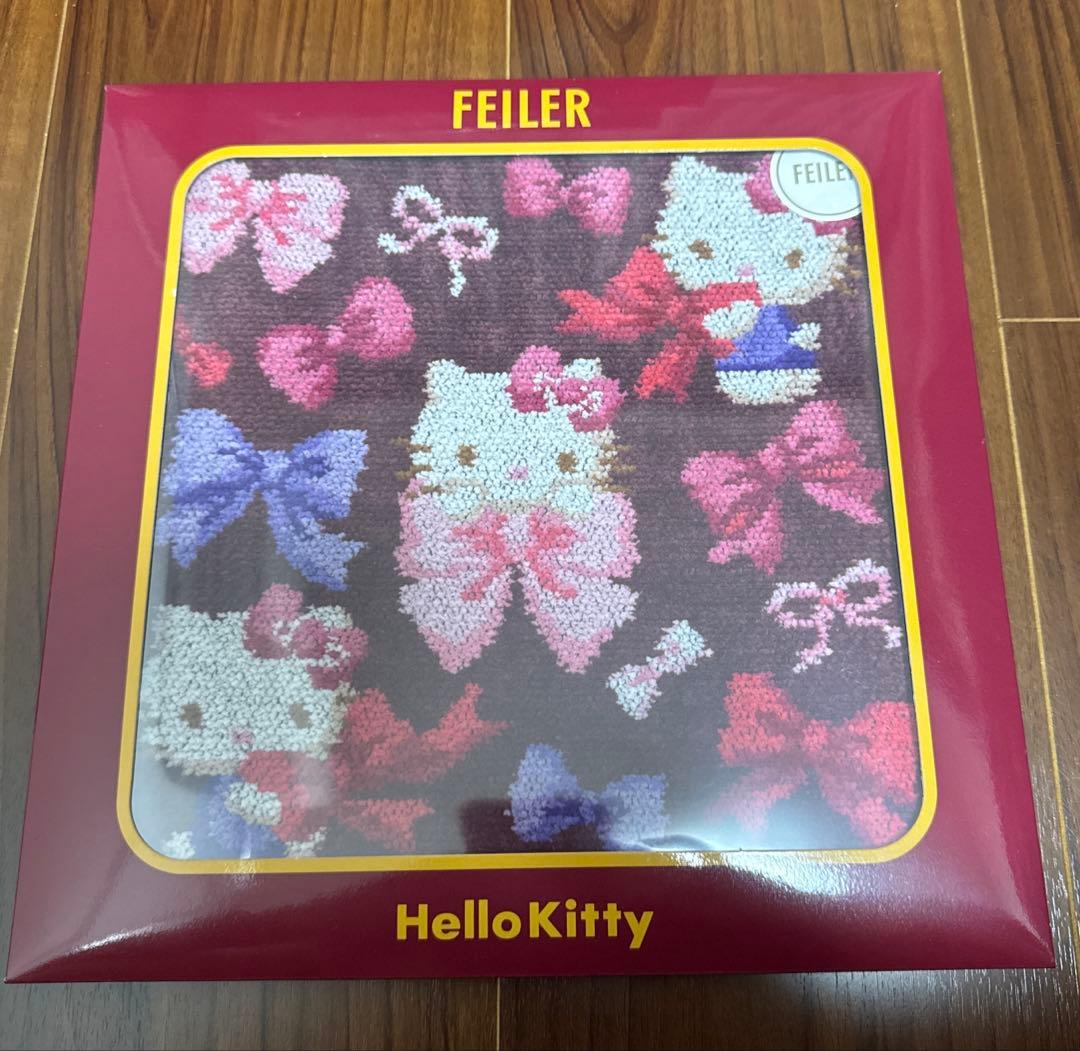 フェイラー サンリオ コラボ キティちゃん ハンカチ 新品未開封 - メルカリ