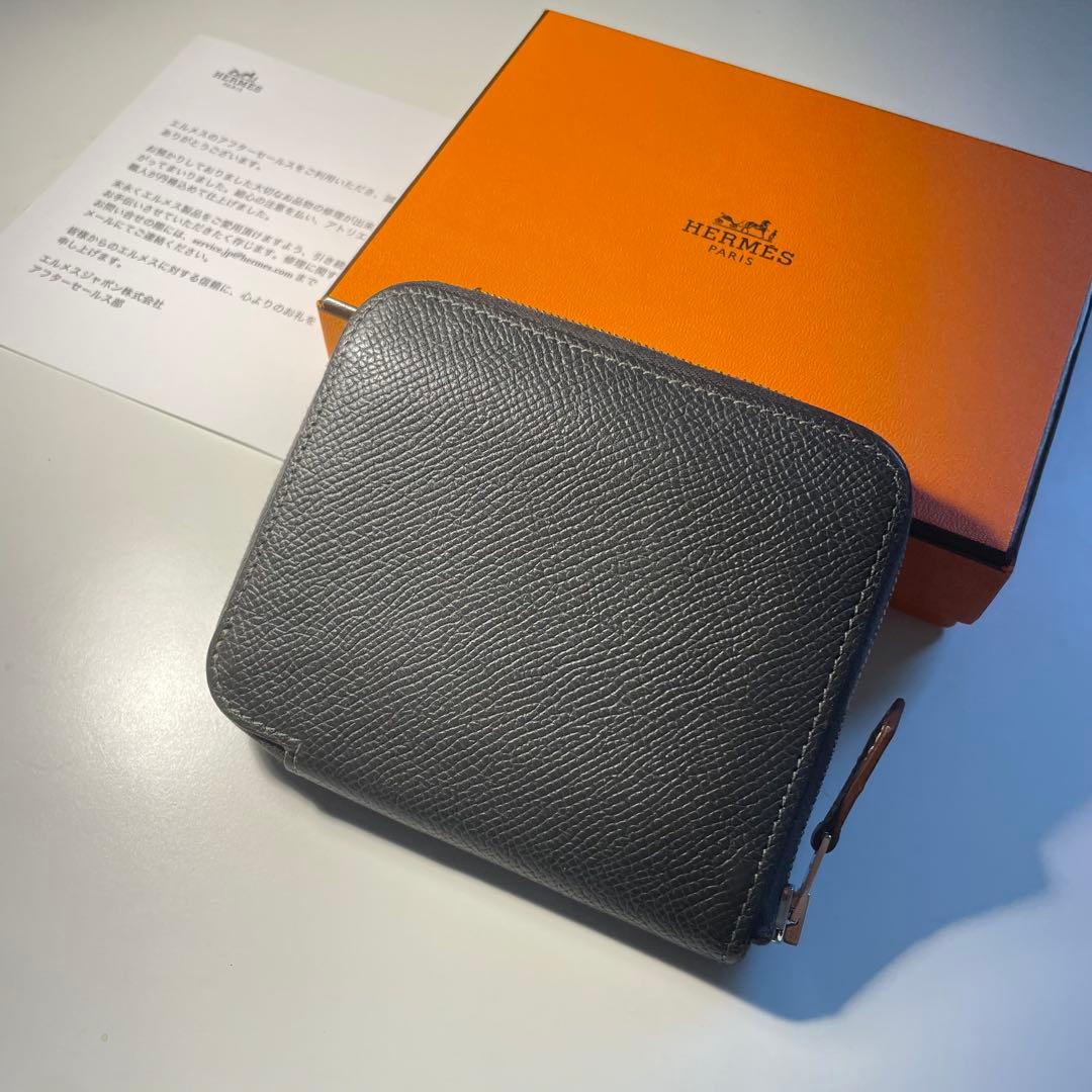 ✨美品　ファスナー新品　エルメス　アザップ　コンパクト　財布 HERMES（エルメス） （新品・未使用品）HERMES アザップ コンパクト