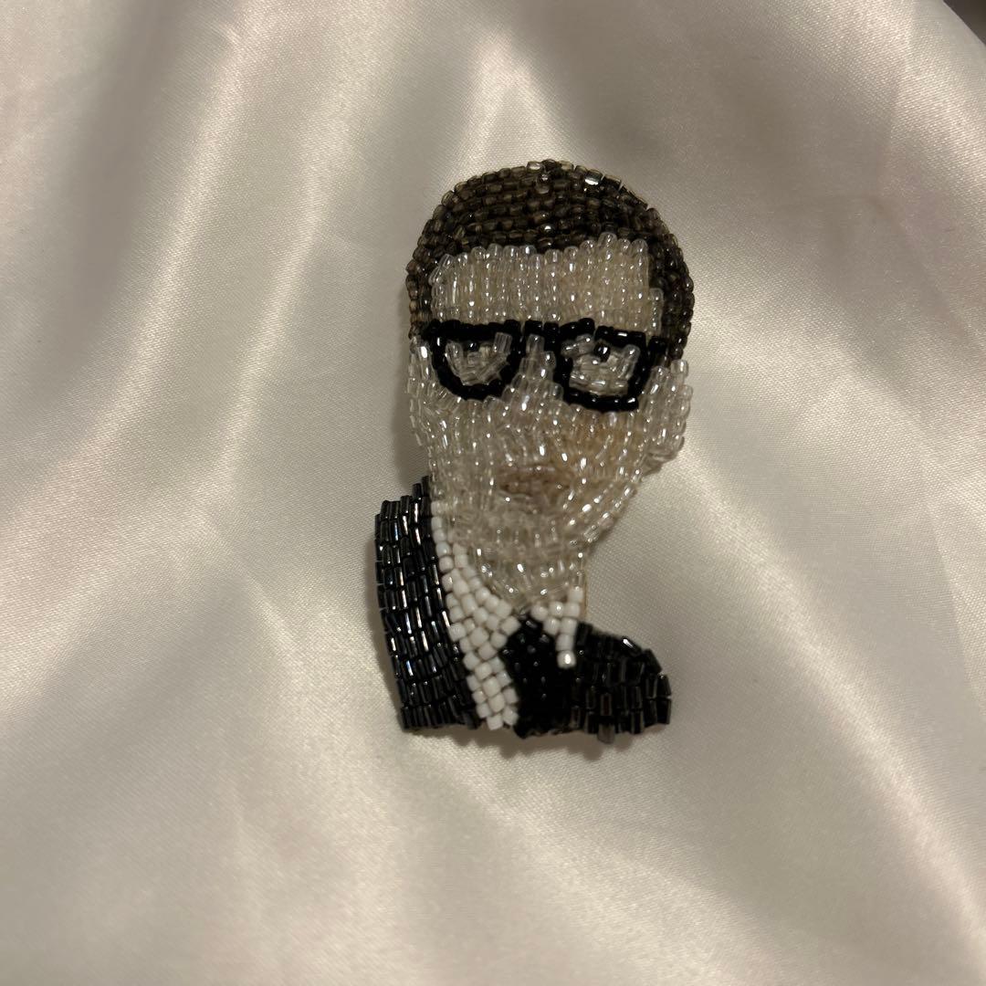 【希少】Marianne Batlle（マリアンヌ・バトル）刺繍ブローチ／パリ製 MARIANNE BATLLE（マリアンヌ・バトル） Y ST LAURENT Dot Brooch | KOKO