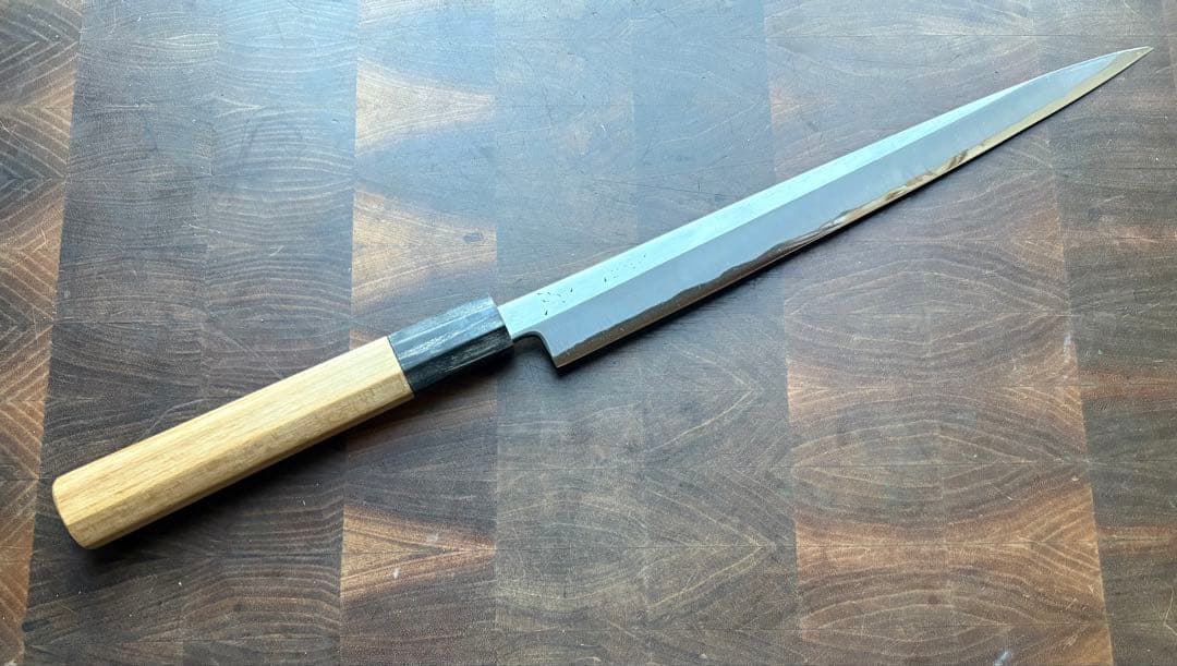 京都　有次　霞　柳刃　270mm 9寸　包丁　白鋼　和包丁　打刃物　刺身 Amazon | 堺製プロ仕様 魄刃 Hakuba 本霞白二鋼 柳刃包丁9寸 270mm