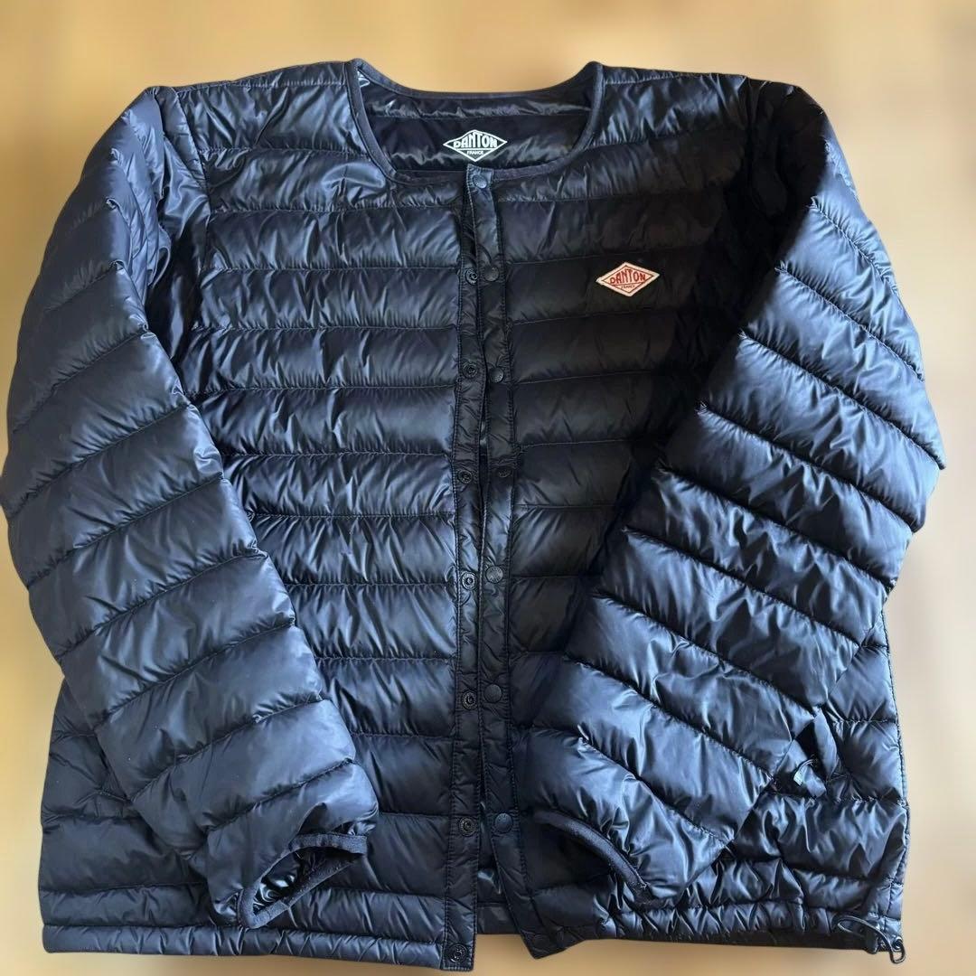 DANTON ブラック ダウンジャケット　サイズ42 黒 L 中古・古着通販】DANTON (ダントン) JD-8535 ダウンジャケット
