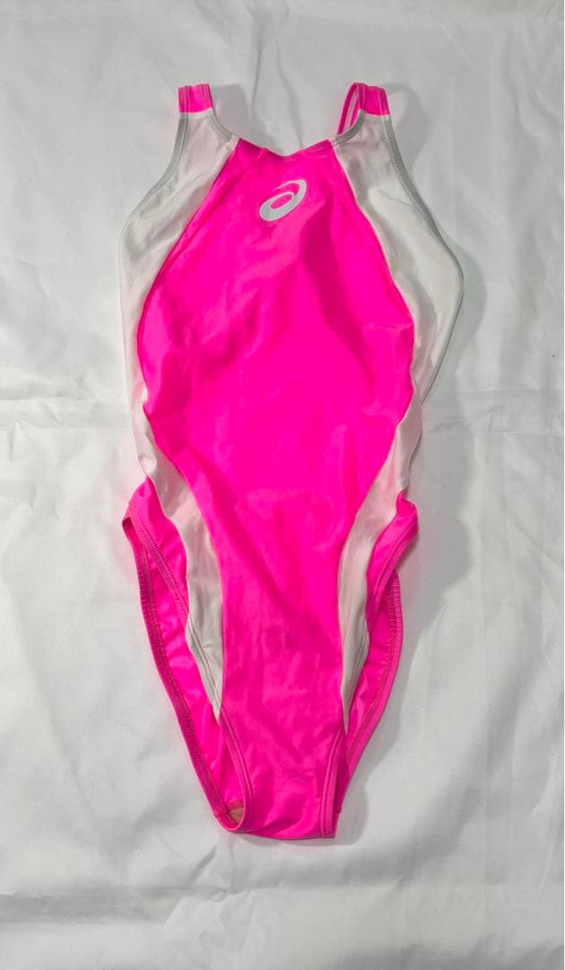 アシックス 競泳水着 ハイドロCD ピンク Oサイズ - メルカリ