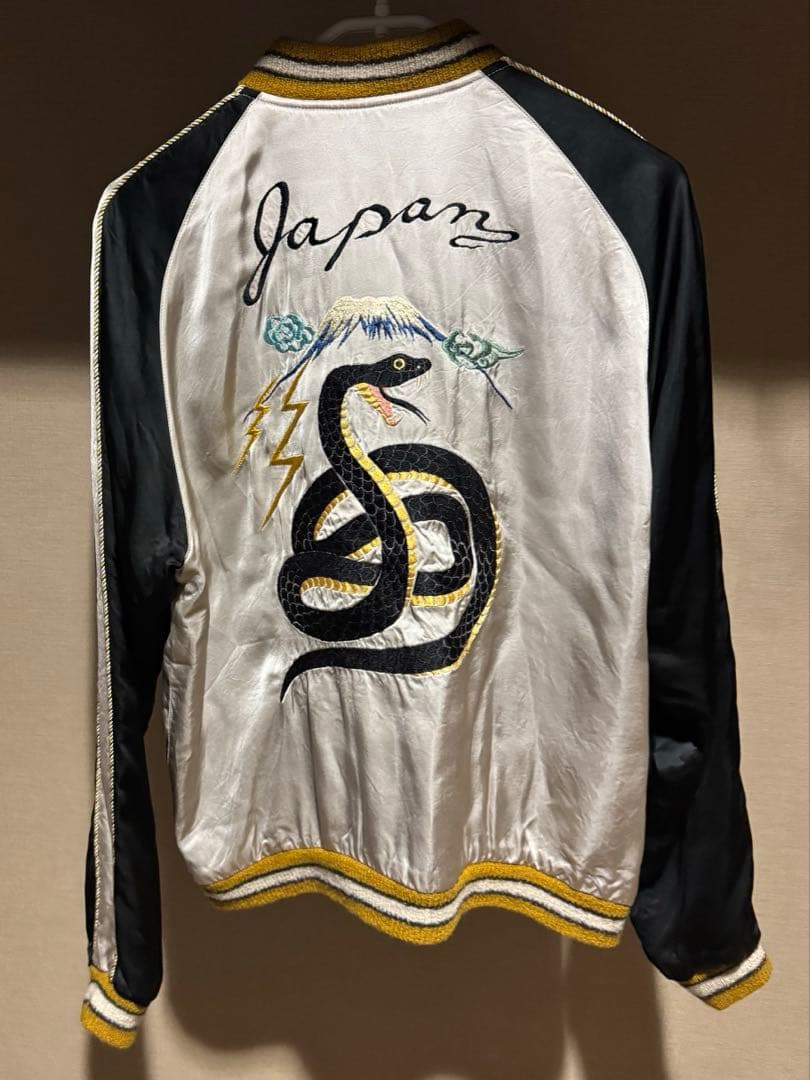 未使用 テーラー東洋 60周年 スカジャン スネーク 蛇 特大 TT15808 TAILOR TOYO[テーラー東洋] スカジャン TT15808 港商 BLACK SNAKE