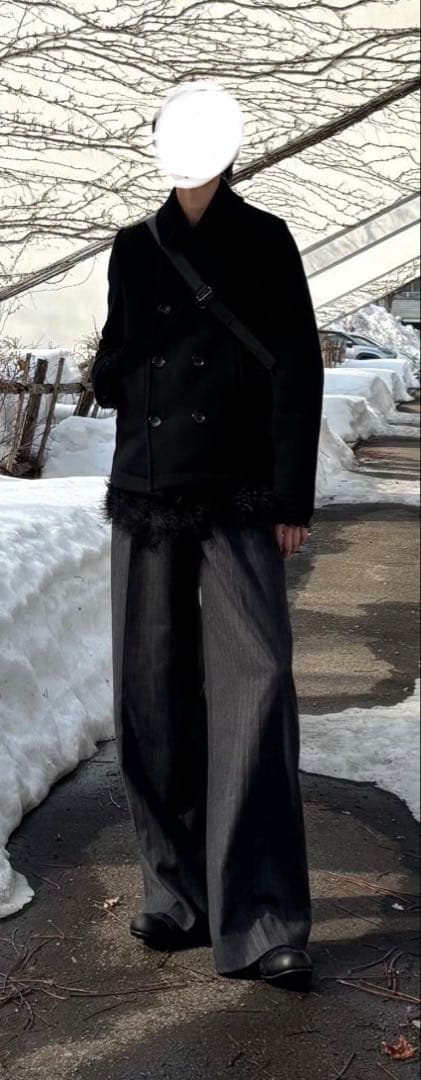 美品2008comme des garcons hommeピーコート茎わかめ着用 2000825n0054_1.jpg