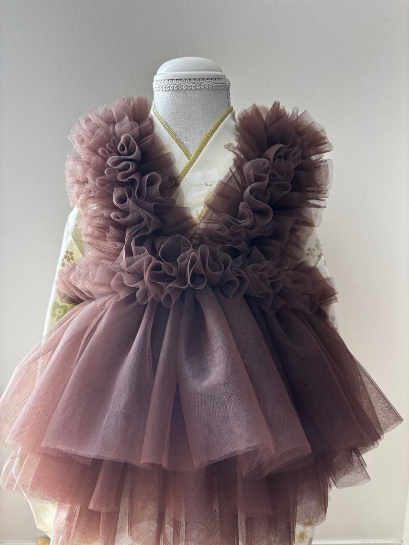 ブラウン チュール被布 - メルカリ