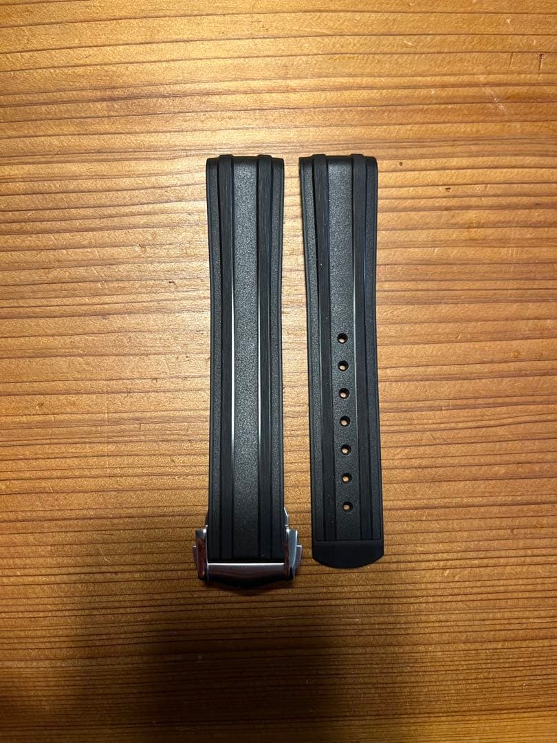 OMEGA ラバーベルト 20mm 黒　シーマスター300 ブラック 楽天市場】【OMEGA オメガ シーマスター 対応】MOD FKM RUBBER