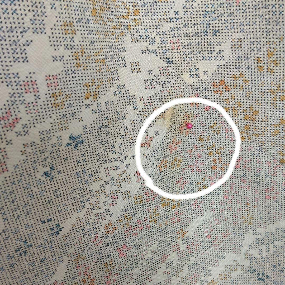 紬解き生地から、バイアス仕立てロングフレアーワンピース M寸 - メルカリ