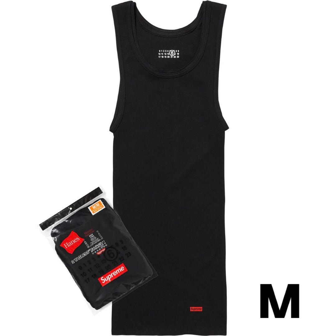 Supreme x MM6 Maison Margiela タンクトップM 新品 Supreme MM6 Maison Margiela Hanes Tagless Tank Top (1 Pack