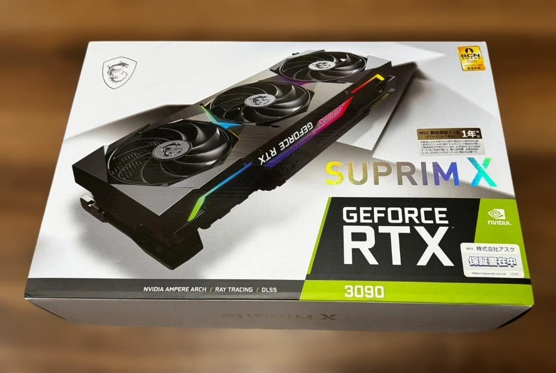グラフィックボード・グラボ・ビデオカード MSI GeForce RTX 3090 SUPRIM X 27万円の最強ビデオカードはここまですごかった！ RTX 3090を独自設計