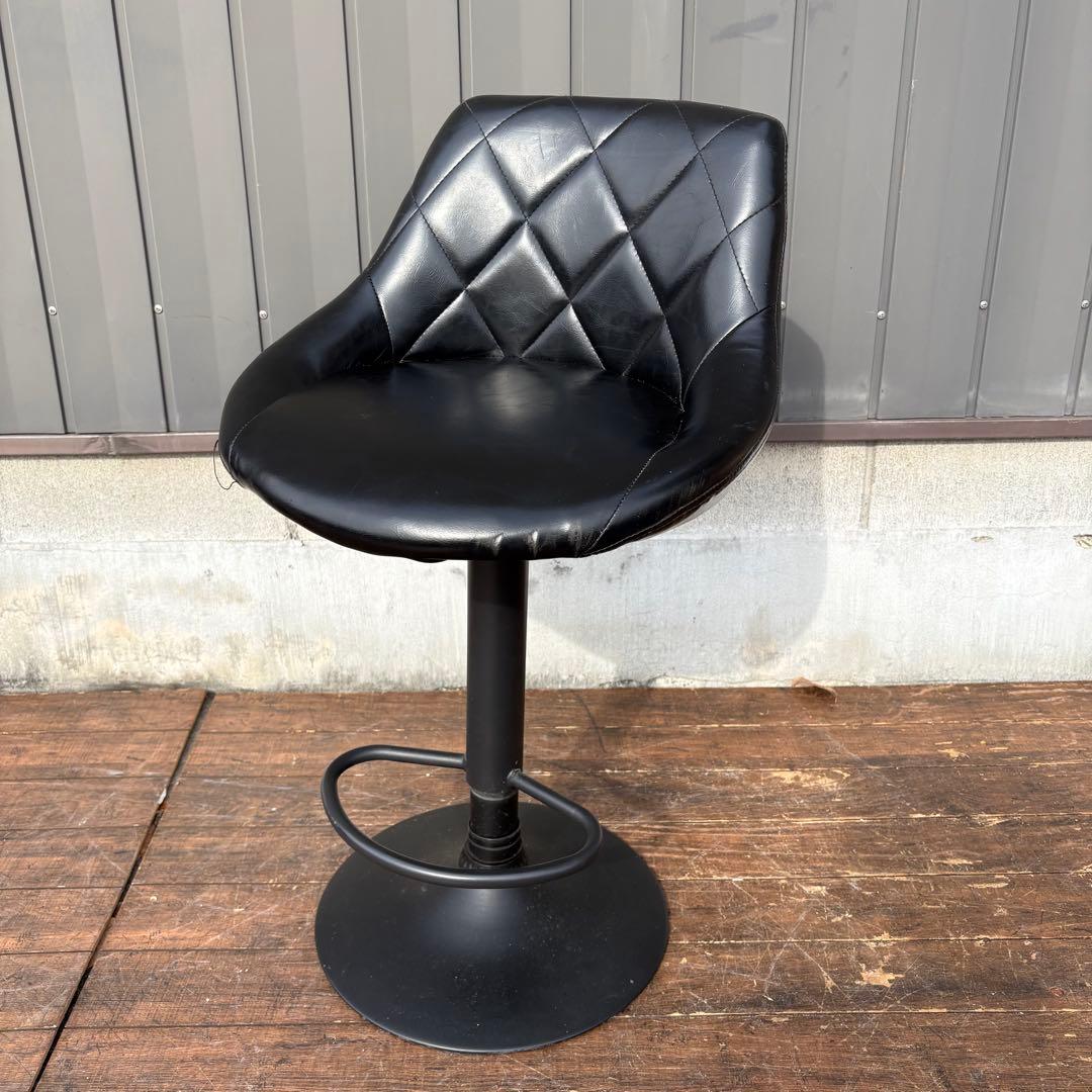 北欧レトロ キルティングレザー 回転式 カウンターチェア バーチェア 古家具 黒 楽天市場】【3/8限定！3％OFFクーポン配布中】 カウンターチェア