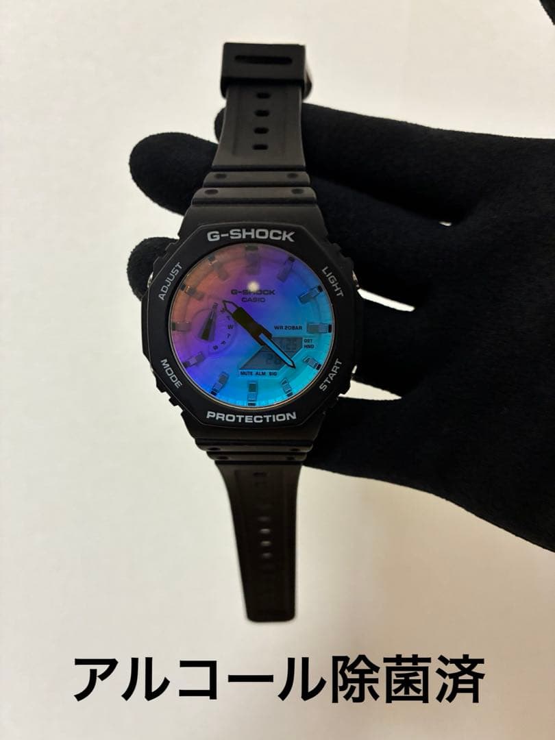 CASIO G-SHOCK GA-2100SR-1AJF ウォッチ GA-2100SR-1A | G-SHOCK ANALOG-DIGITAL Black | CASIO