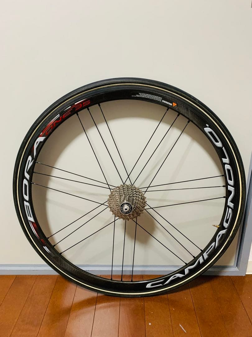 CAMPAGNOLO BORA ONE 35 リアカーボンホイール美品 カンパニョーロ Campagnolo BORA ONE 35 ダークラベル カーボン