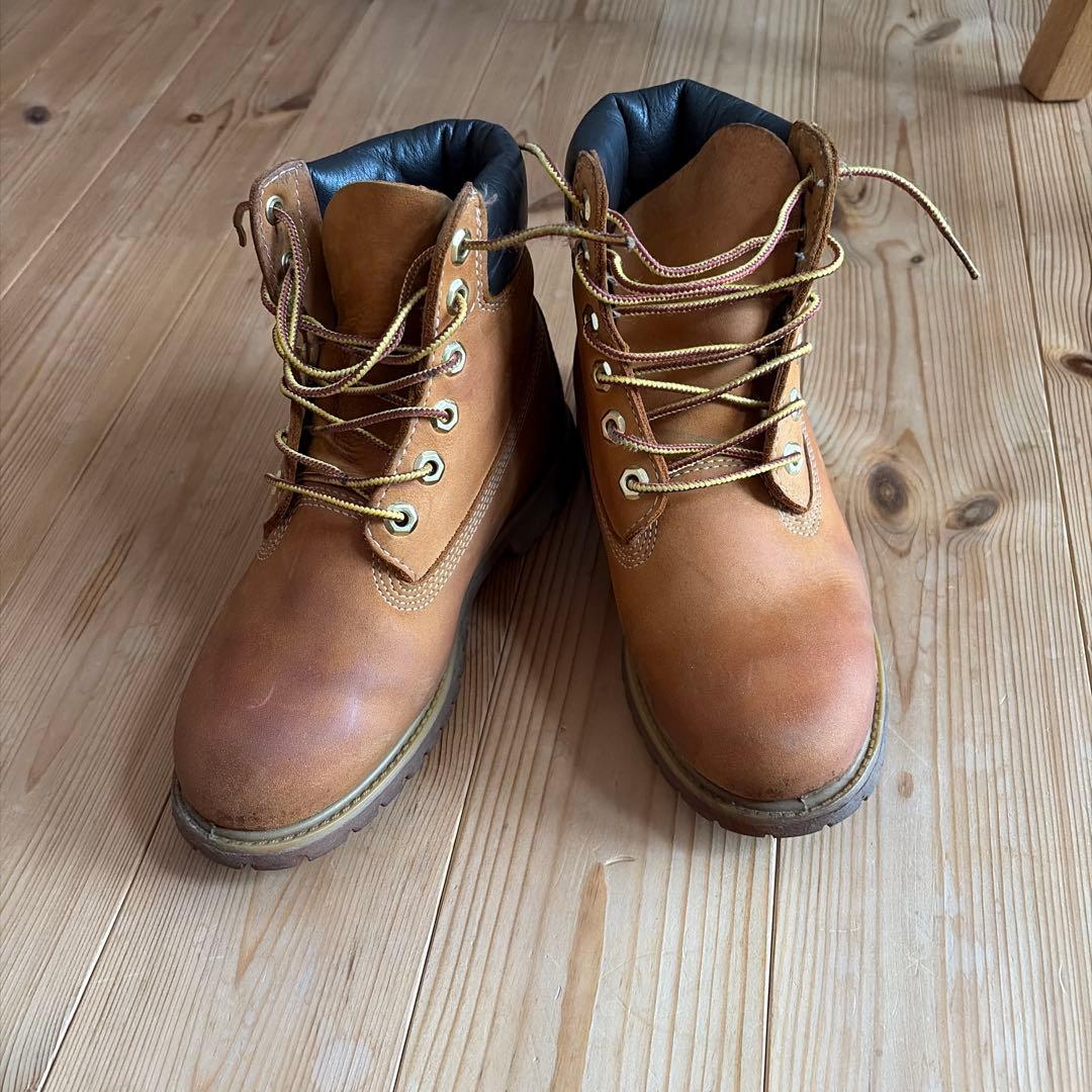 Timberland ブラウン ワークブーツ ハイカット - メルカリ