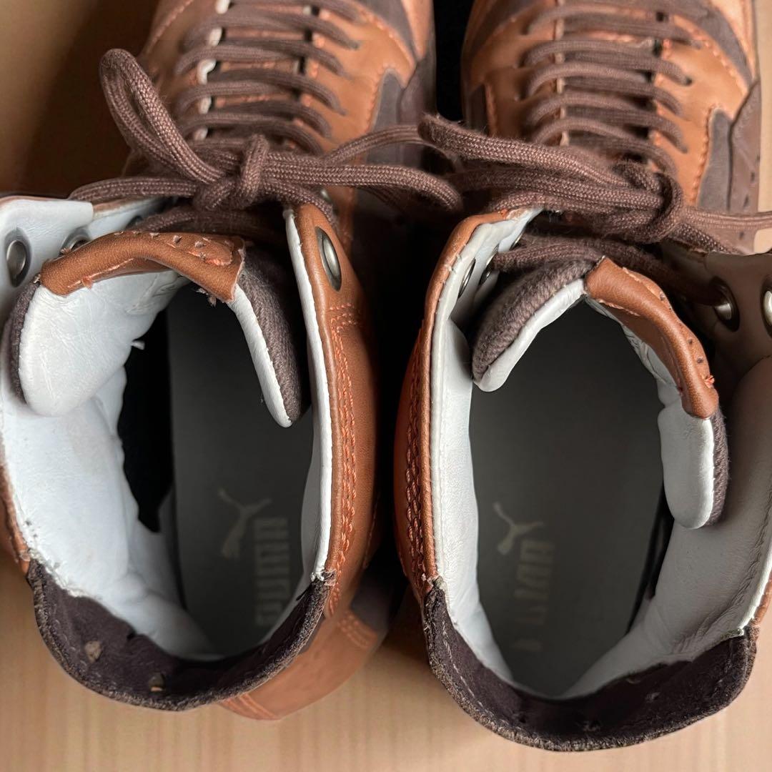 PUMA 2005 テイヤス レトロ ハイカットスニーカー 本革 24.5 希少
