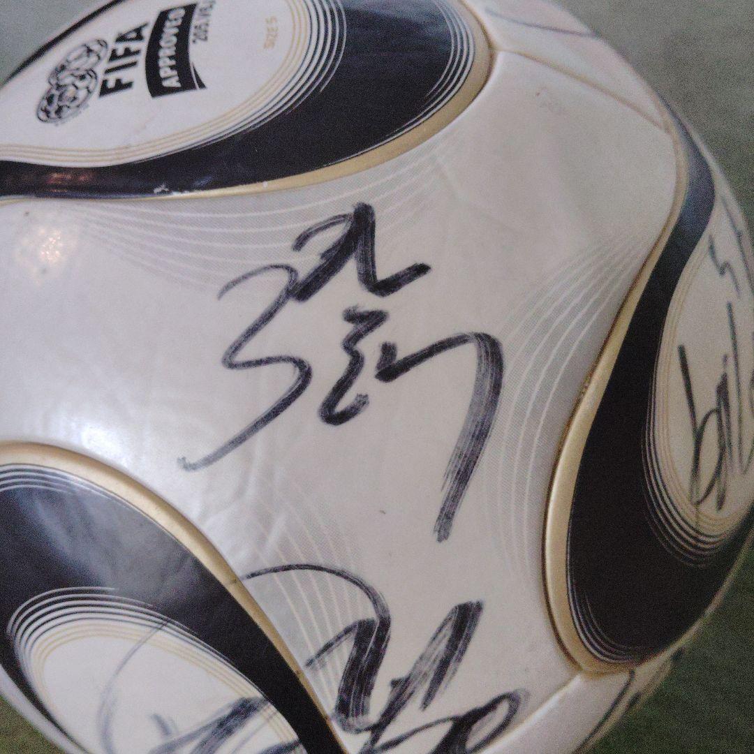 2006年ドイツワールドカップ jリーグ記念ボール チームガイスト サイン多数