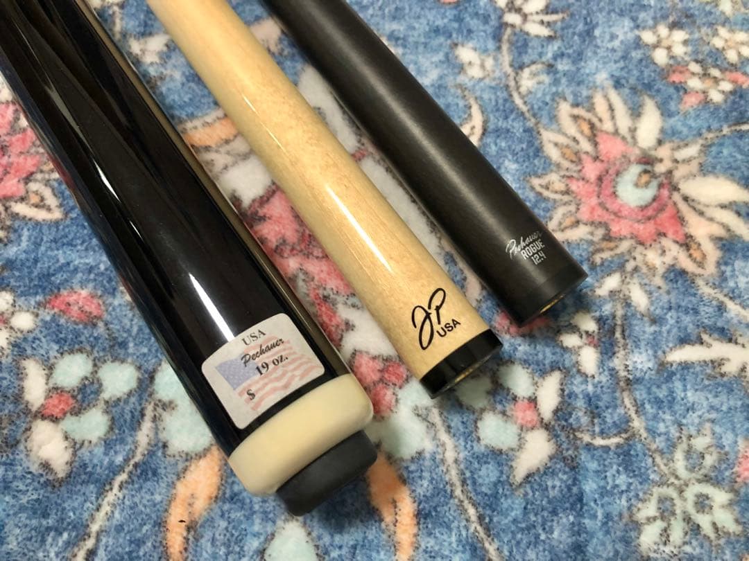 J.Pechauer キュー　＋　カーボンシャフト Pechauer Plus Pro Shaft - Flat Face JP Series 12.75mm