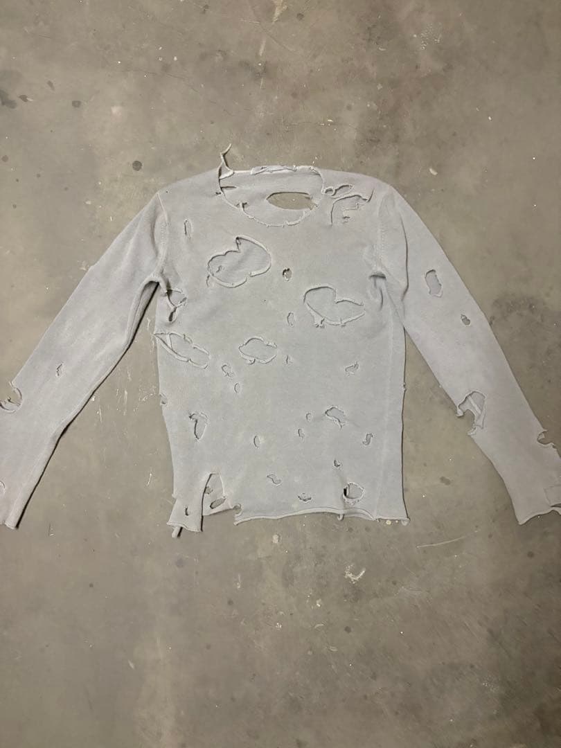 JUNYA WATANABE コムデギャルソン ダメージ加工　ボロニット　00s 中古・古着通販】JUNYA WATANABE COMME des GARCONS ((ジュンヤ