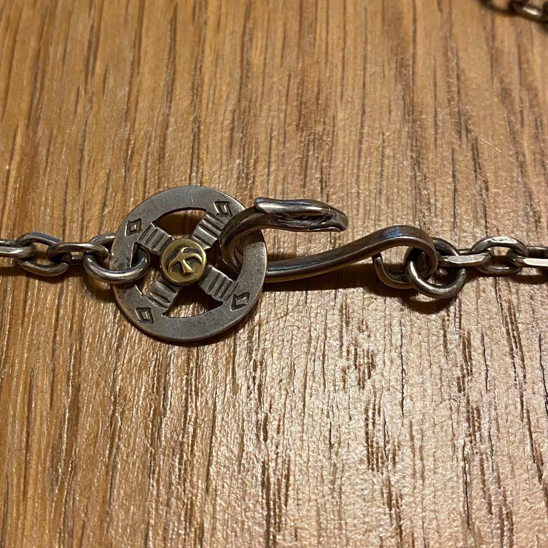 ベ*マ様 k18金金メタル付きメディスンホイール&SVイーグルフックセット　ゴロ 18金金メタル付SVメディスンホイール 18金 シルバー トップ フェザー