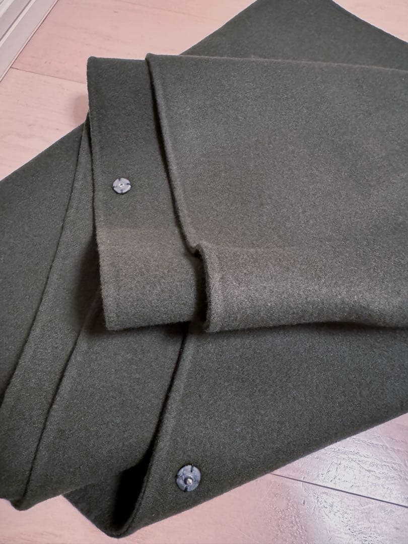 digne ディニュthrow shawl coat - khakiストール - メルカリ