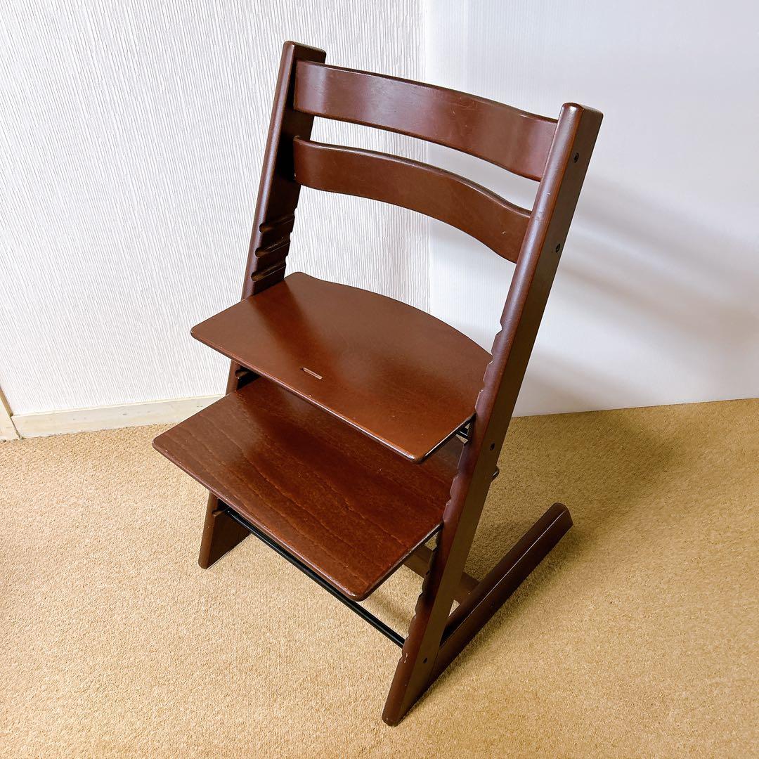 STOKKE　ストッケ　Tripp Trapp　トリップトラップ　ダークブラウン ストッケ] Tripp Trapp / トリップ トラップ チェア＆ベビーセット2