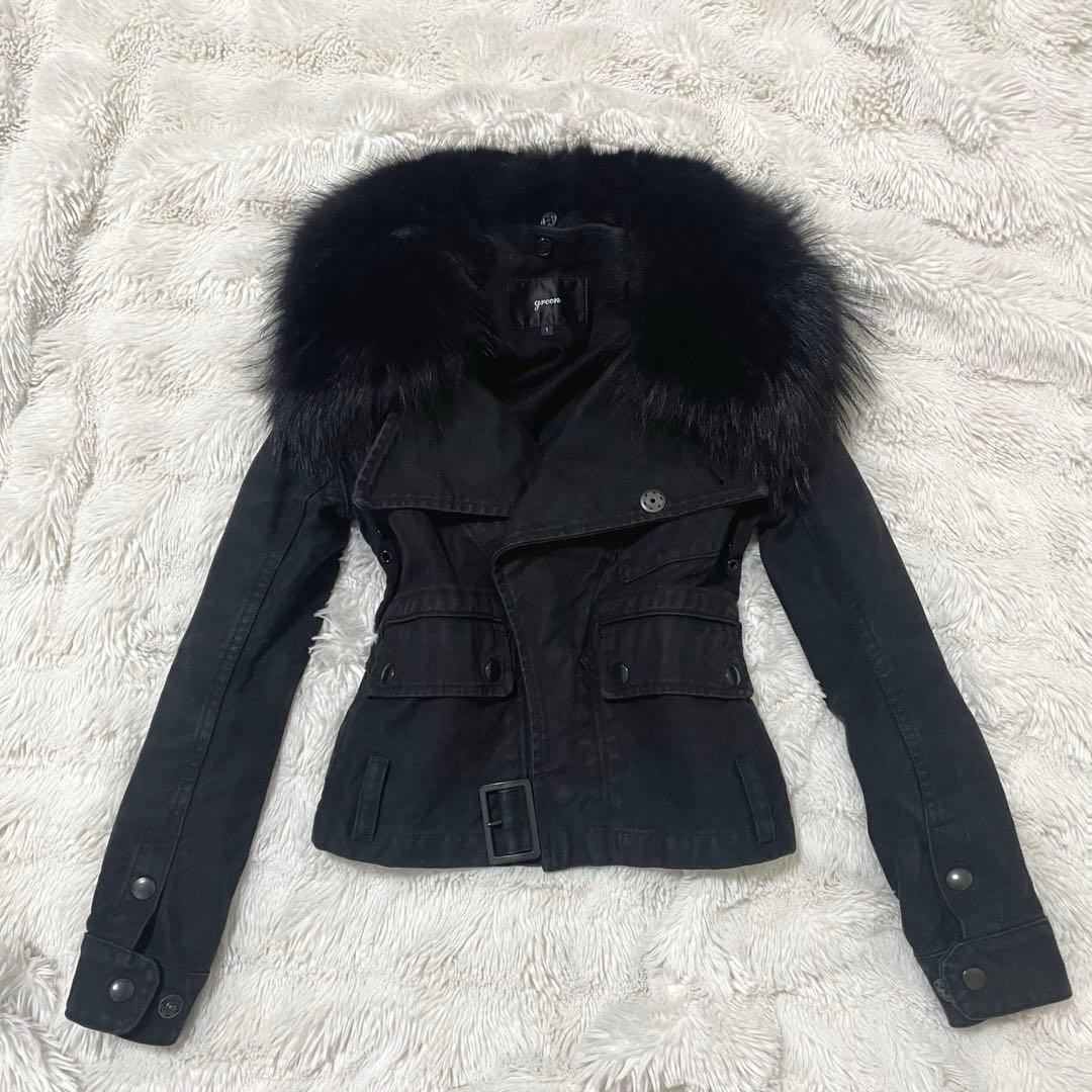 00s y2k 平成ギャル短丈ギミックファーミリタリージャケットアーカイブ