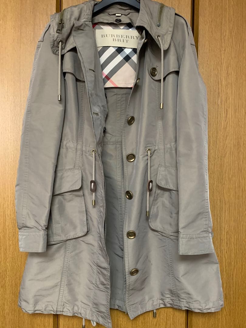 Burberry Brit バーバリー　モッズコート　玉虫色　 訳あり BURBERRY（バーバリー） BURBERRYS バーバリーズ VINTAGE 玉虫 裏ノバ