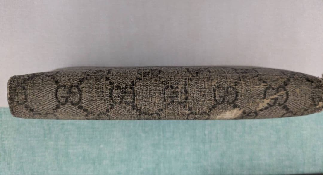 GUCCI GGパターン 長財布 グレー - メルカリ