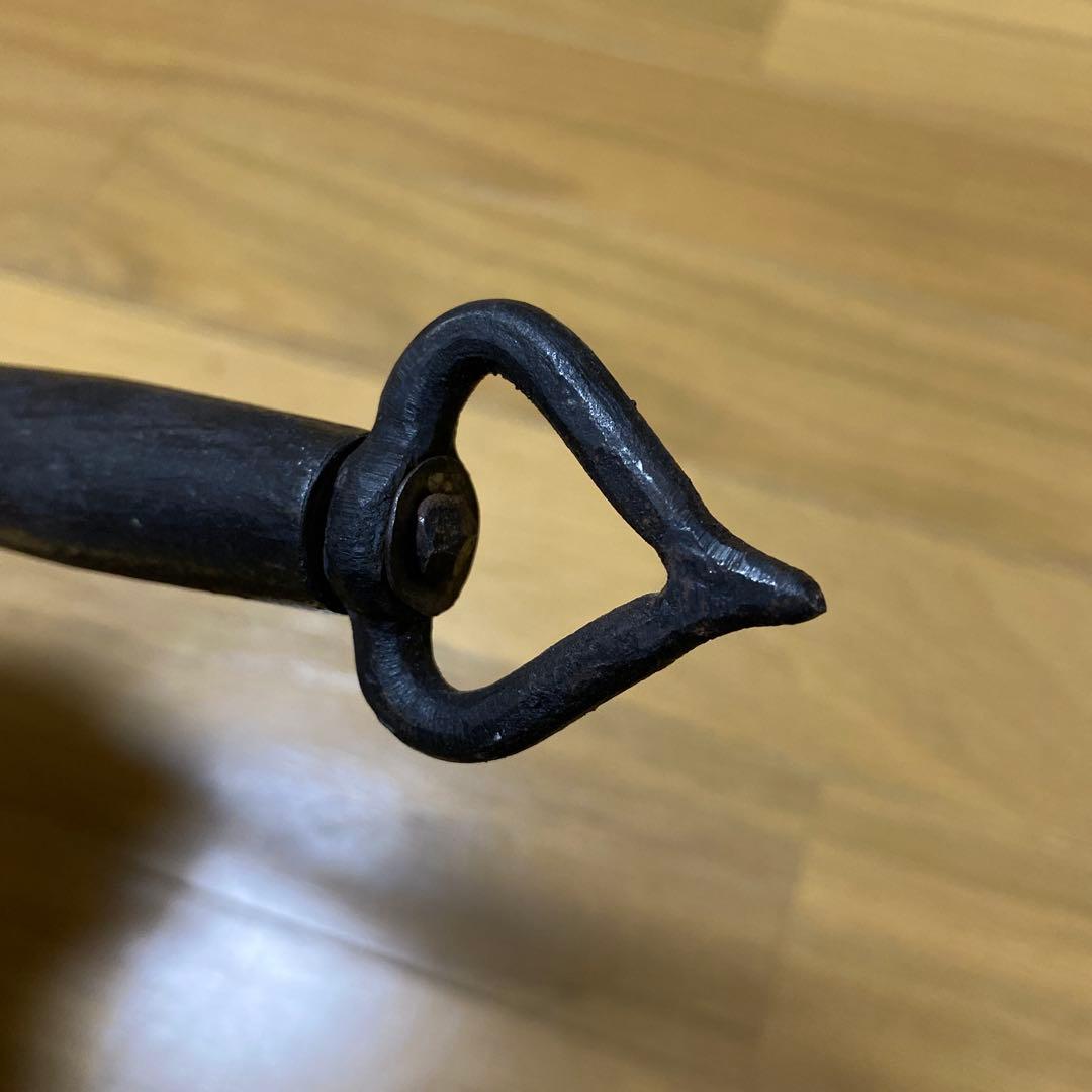 時代品 正宗 在銘 鉄地十手 武具