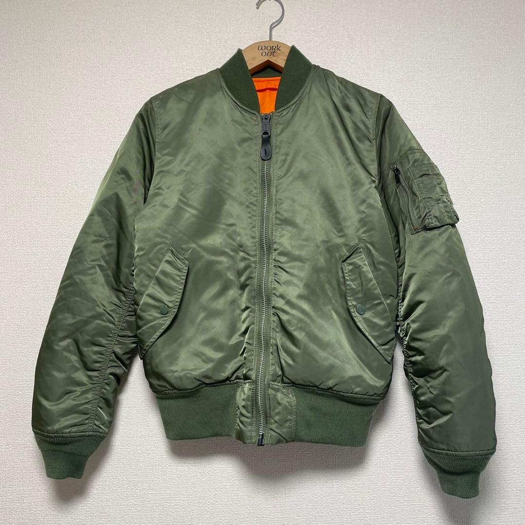 ALPHA INDUSTRIES ma1 リバーシブル　Mサイズ　Y2K Alpha Industries（アルファ・インダストリーズ） ma1 ma-1 「別注