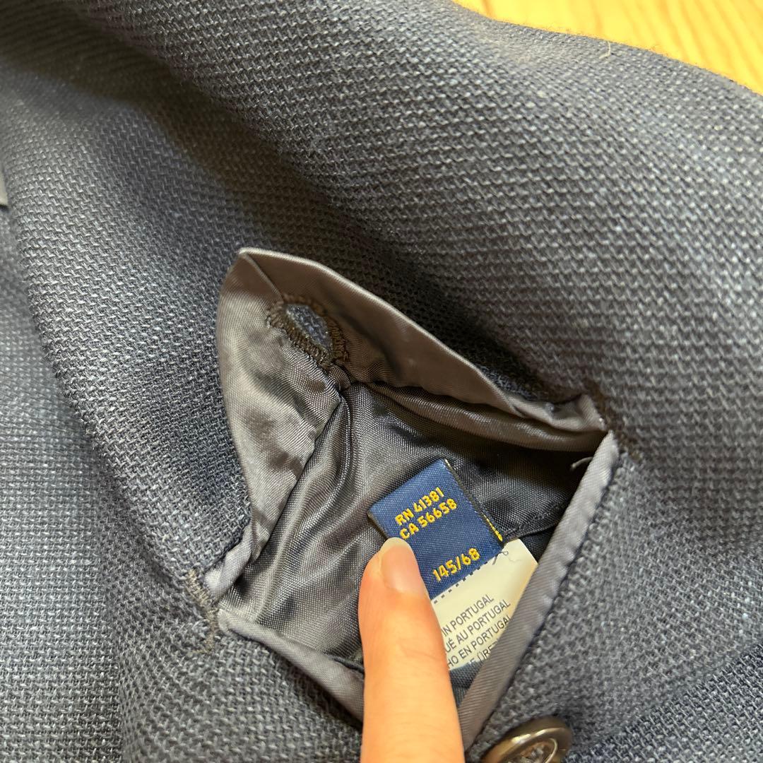 新品.未使用✨ラルフローレン フォーマル ブレザー ロゴ 140 ネイビー