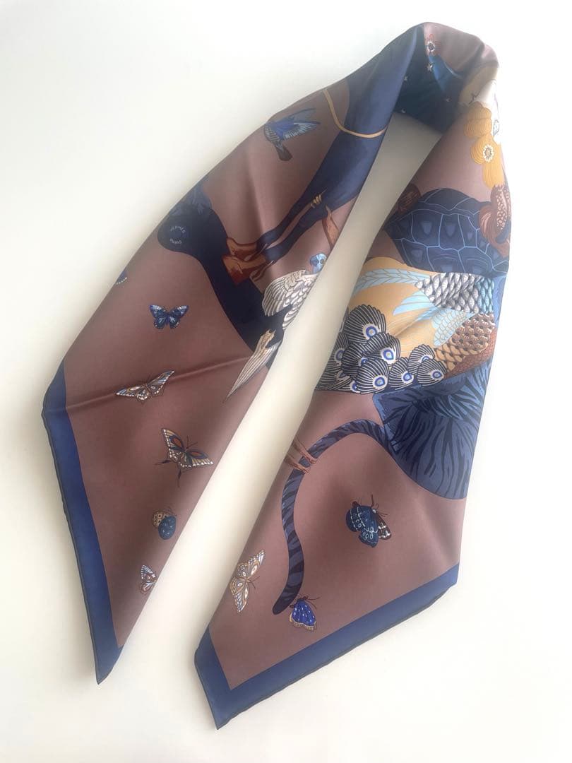 【エルメス】シルクスカーフ90センチ(未使用) HERMES（エルメス） 未使用 スカーフ スカーフ カレ90 シルクツイル