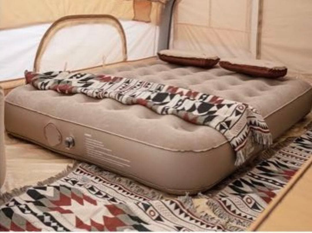 (新品未使用)内蔵エアポンプ！(拡張空気抜きもラクラク)全自動ダブルエアーベッド Amazon.co.jp: エアーベッド ダブル エアーベッド 電動エアーマット