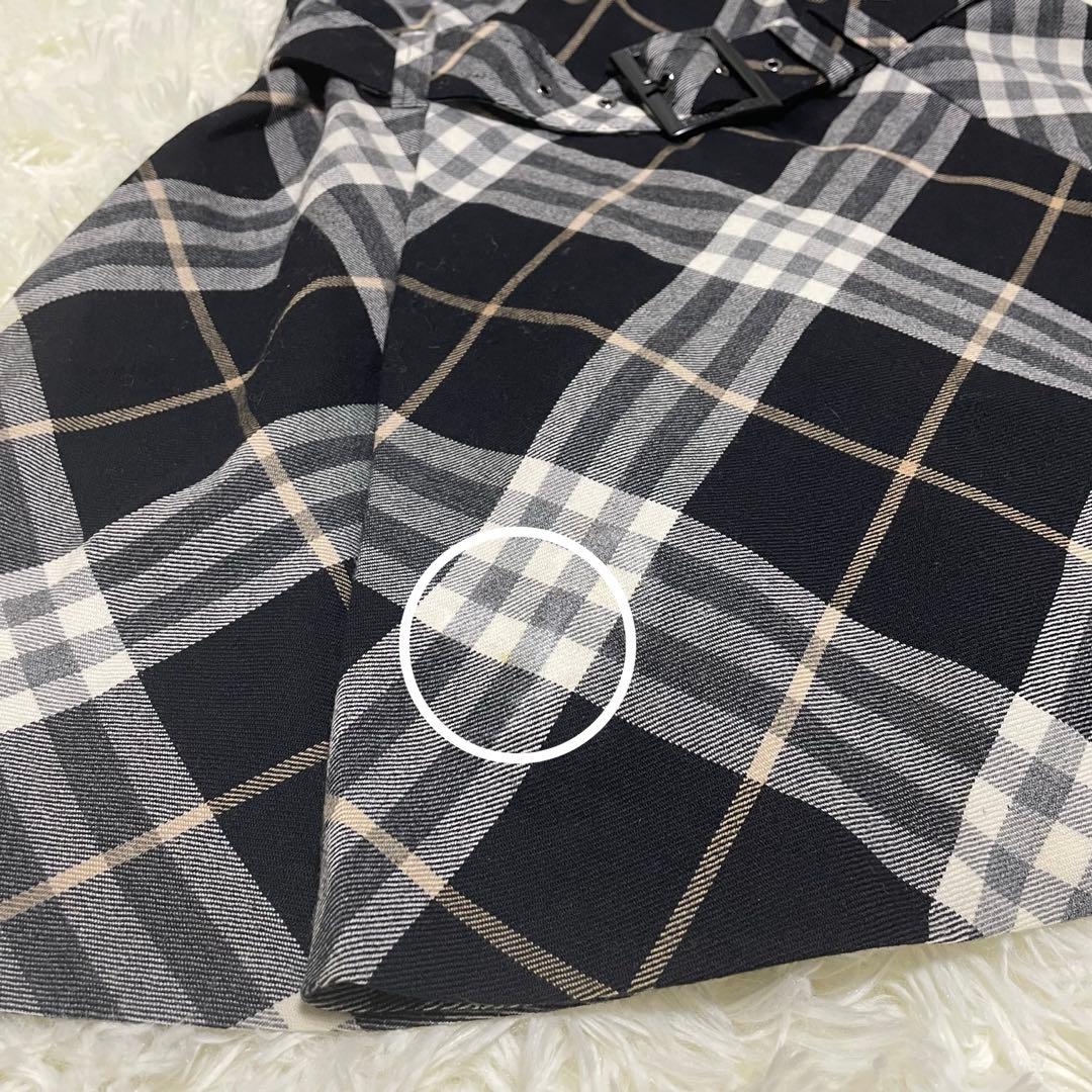 BurberryBlueLabel ワンピース ノバチェック 腰ベルト y2k - メルカリ