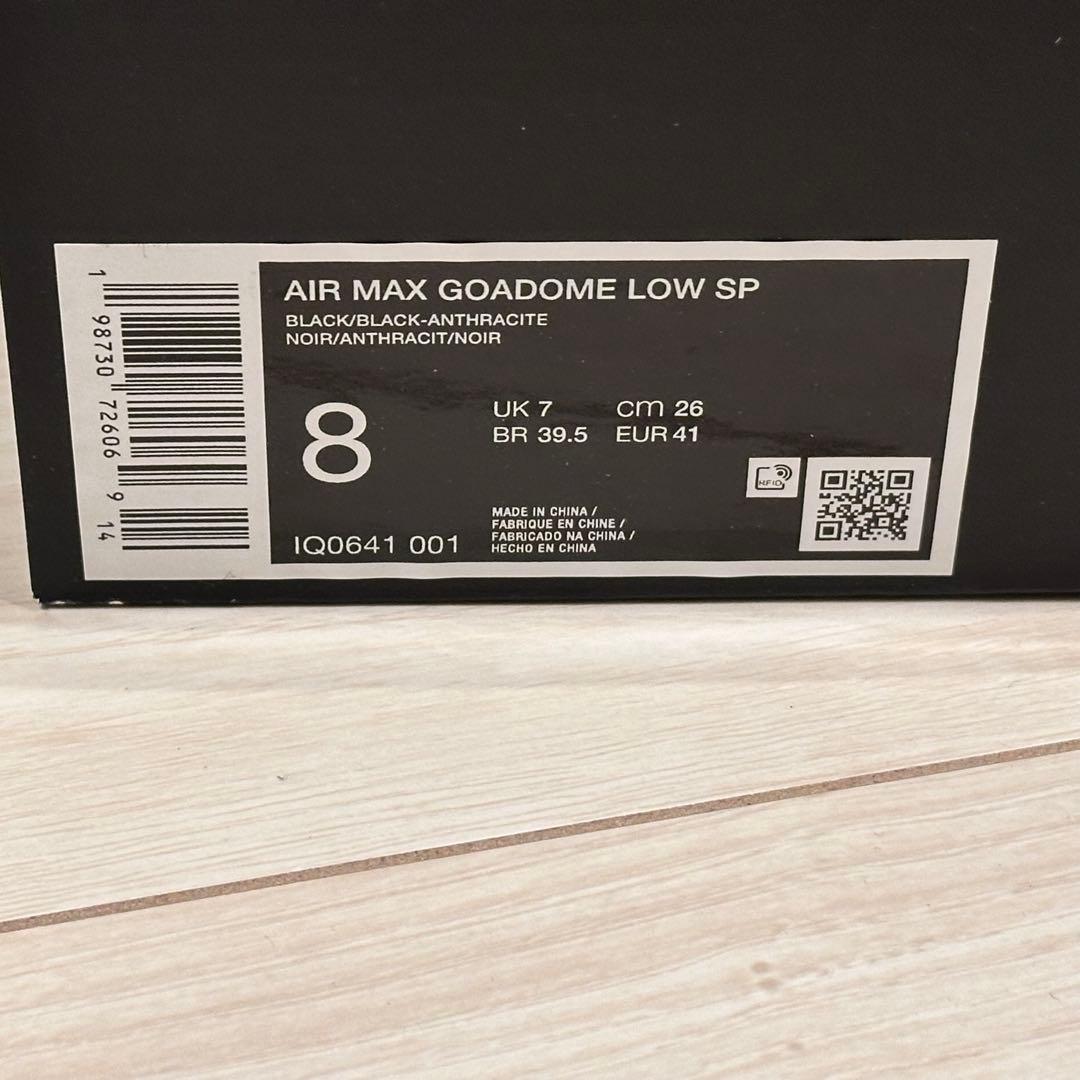 エアマックスゴアドームロー \"ブラック\" 26㎝
