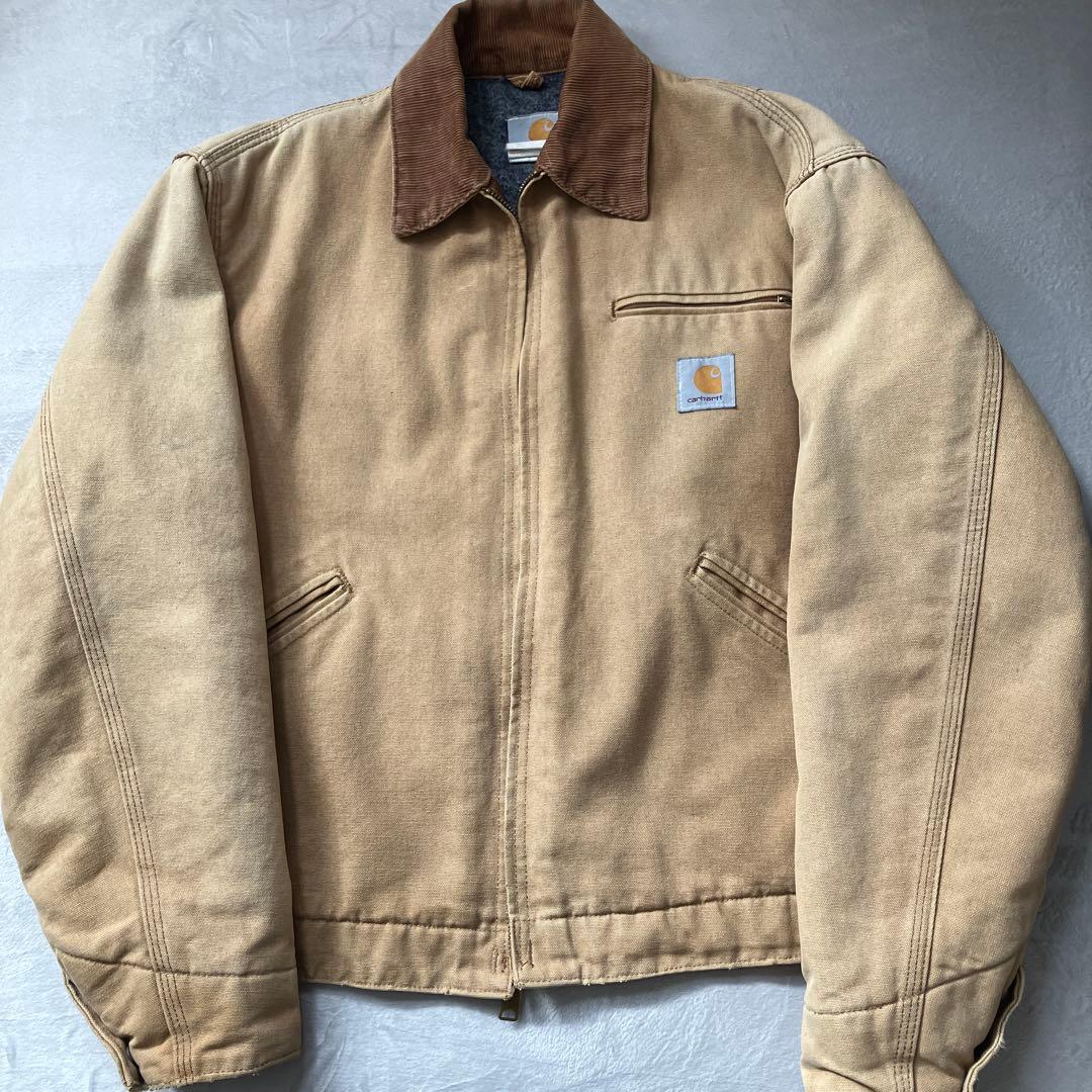 90s～00s USA製　カーハート　デトロイトジャケット サイズ40ブラウン 90's Carhartt デトロイトジャケット 40 Mサイズ アメリカ製 MADE IN