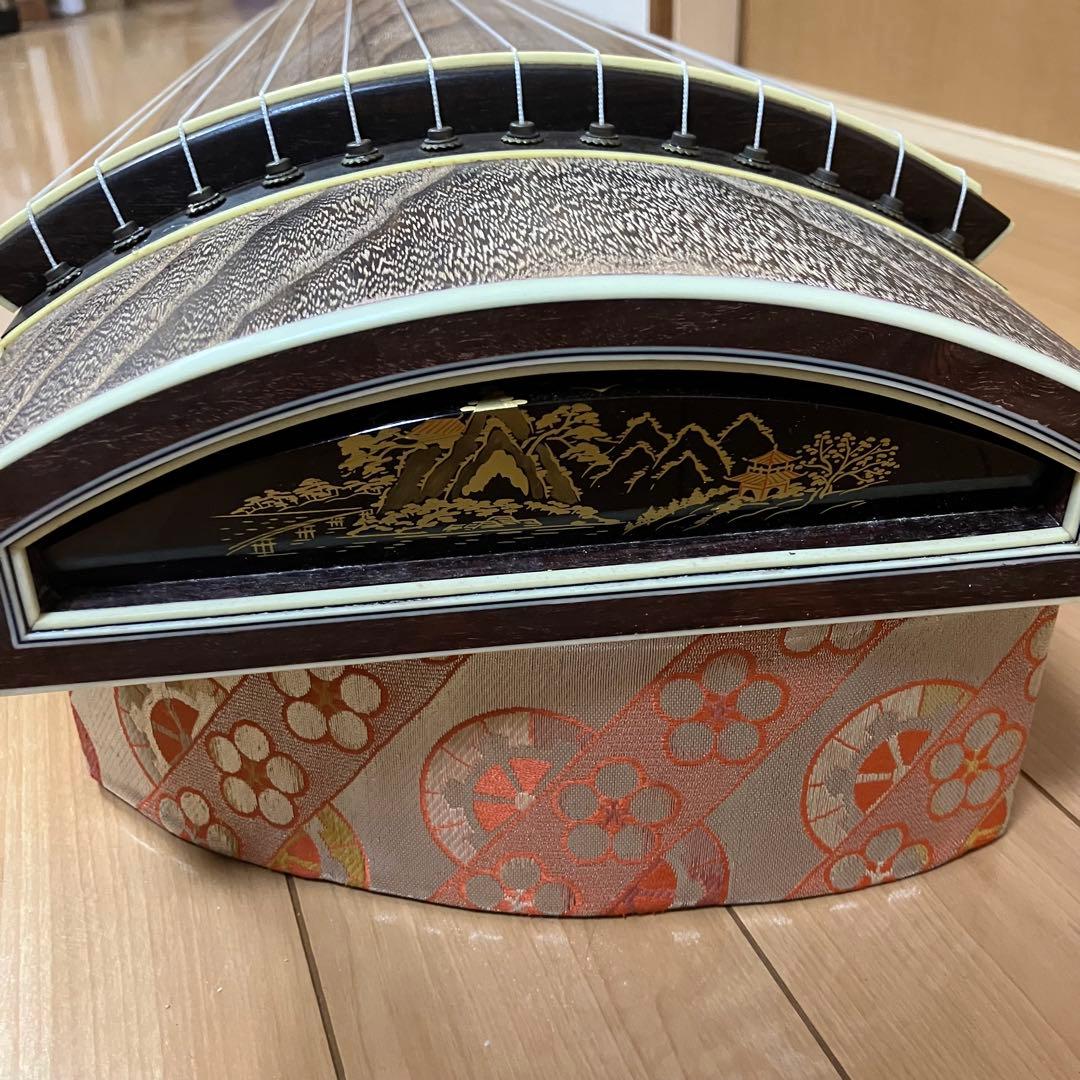 13弦 筝 琴 詩絵あり すだれ彫り - メルカリ