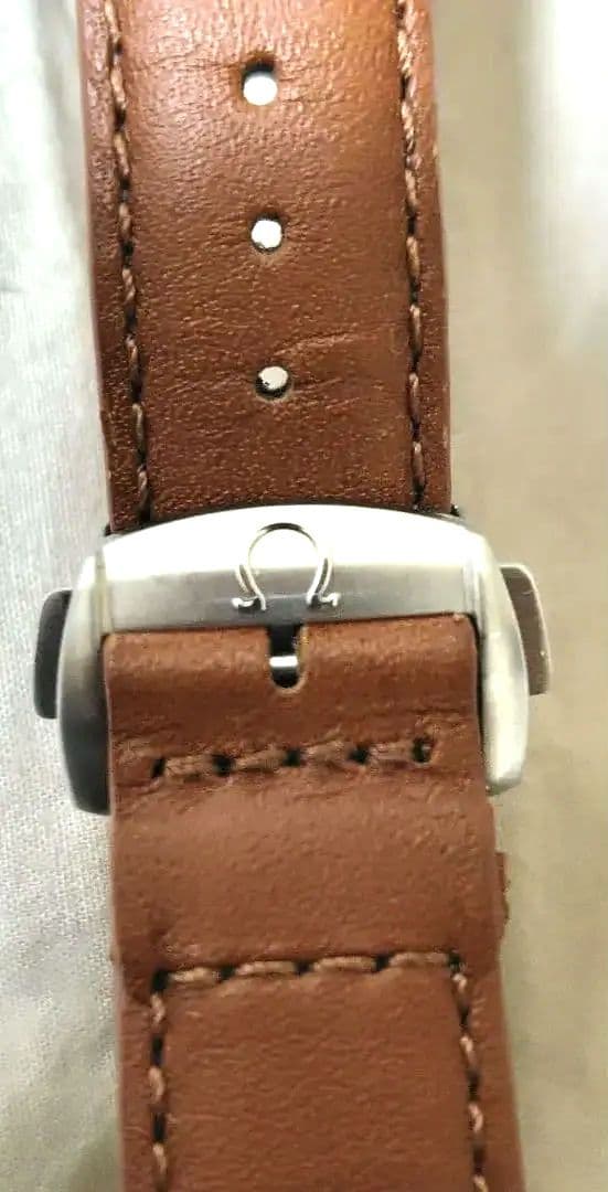 最終値下げ　新品 OMEGA フォールディングバックルとモデラート製レザーベルト 楽天市場】【オメガ(OMEGA)向け】輸入王オリジナル ベルト Dバックル