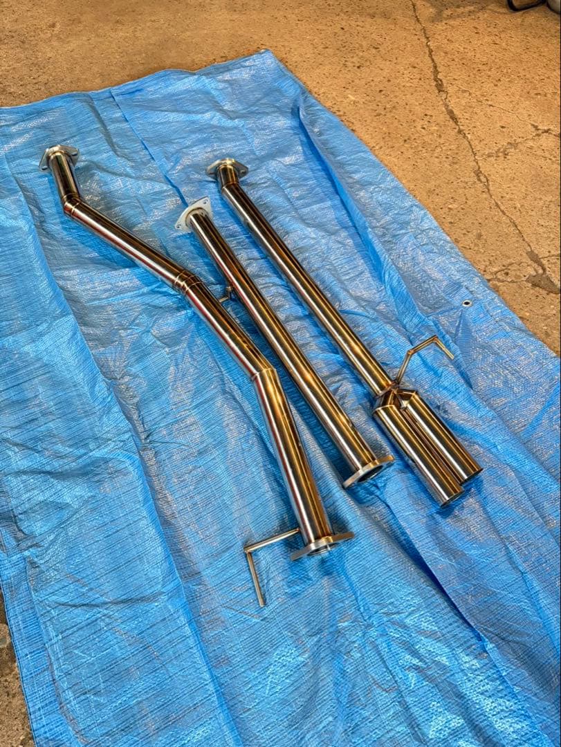 アコードハイブリッド ワンオフ フルストレートマフラー CR7 - メルカリ