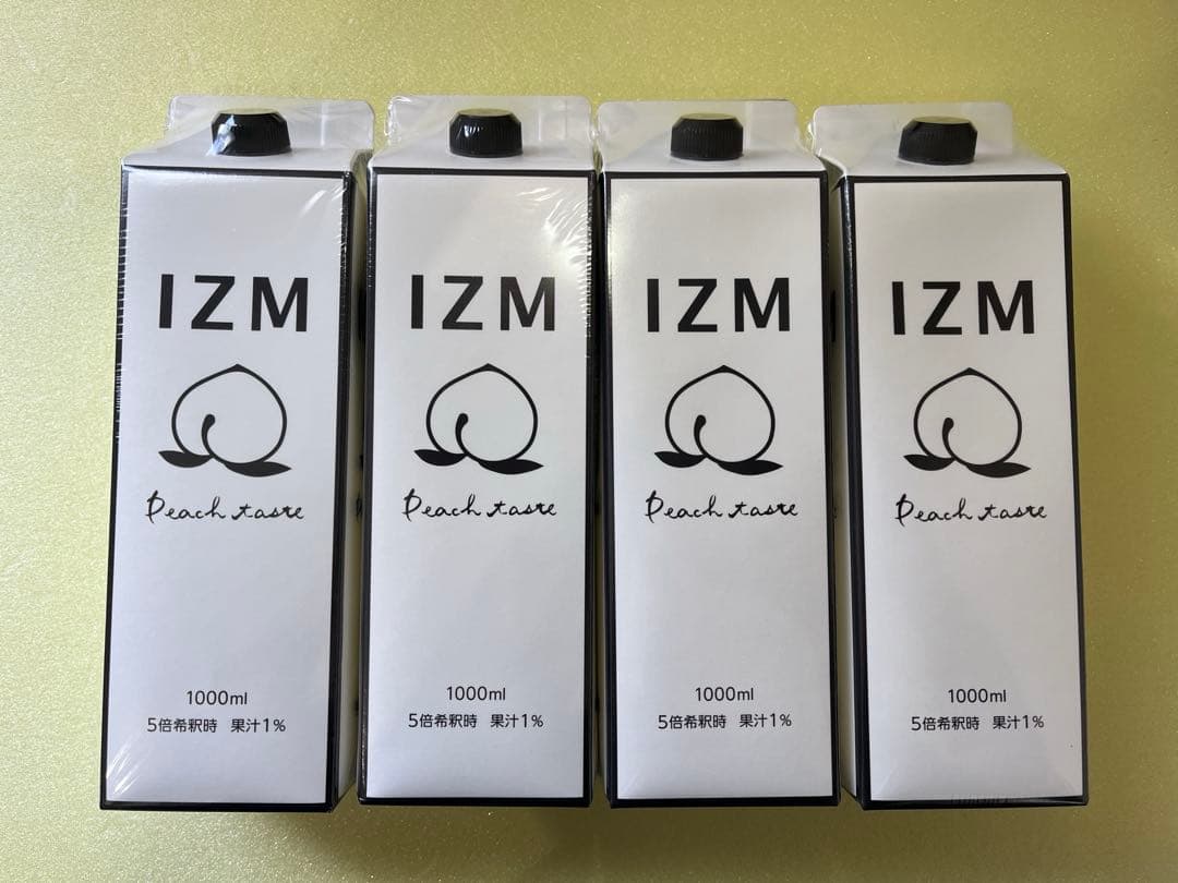 IZM 酵素ドリンク ピーチ PEACH TASTE 4本セット IZM 酵素ドリンク ピーチテイスト 1000ml peach taste イズム 酵素