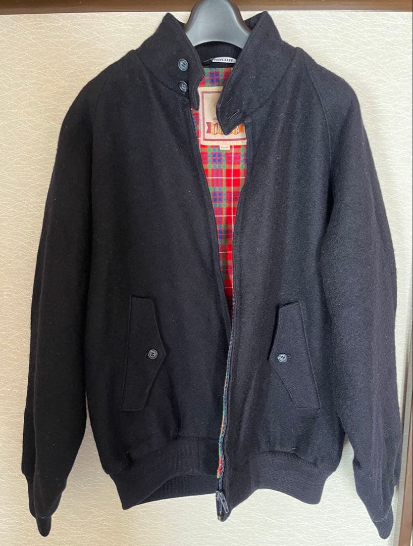 美品　バラクータ　BARACUTA G9 ウール ダークネイビー　濃紺　38 中古・古着通販】BARACUTA (バラクータ) ウールG9ハリントンジャケット